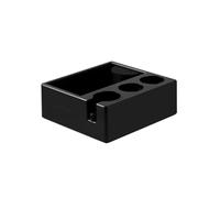 Estación de apisonamiento de espresso y caja de go Caja de golpe ABS multifunción compatible con portafiltros de 51-58mm, estación de compactación, soporte de manipulación, accesorios de café Vintage