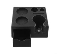 Estación de apisonamiento Espresso 7 Compartimentos Organizador Caja Tamaño para Tampers 51mm 54mm 58mm y Configurado para Distribuidor Portafiltro Puck Screen