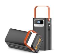 Estación de banco de energía portátil de 99 Wh, generador al aire libre con linterna, pantalla LCD, batería de respaldo para teléfono, portátil, cargador rápido PD para laptop, teléfono celular