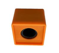 Estación de bandera de micrófono de ABS ligera, portátil, cuadrada, antideslizante, compatibilidad con varilla de micrófono de 25 a 42 mm