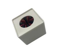 Estación de bandera de micrófonos cuadrados con inserto de algodón ajustable para entrevistas profesionales, grabador de ABS, micrófono, logotipos, estación de bandera