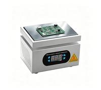 Estación De Calentamiento, Placa Calefactora Eléctrica Digital LED Con Base, Disipación De Calor Con Rejillas 3D, Control De Temperatura Mediante Panel De Microcomputadora(15 * 10cm)