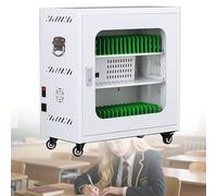 Estación de carga con cerradura para teléfonos móviles, armario de almacenamiento con 20 ranuras para cargadores de teléfono, compartimento de carga seguro para 12/20/30/40/50/60 dispositivos, para