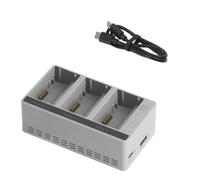 Estación de carga de 100 W para Lito1 / cargadores de baterías con monitor inteligente de temperatura, carcasa ABS, base de carga UAV ABS