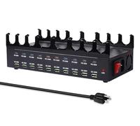 Estación de carga de 770 W para múltiples dispositivos, estación de carga rápida USB C de 20 puertos con doble puerto PD PPS de 140 W, base de carga rápida multidispositivo para MacBook Pro, laptop