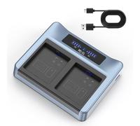 Estación de carga de batería dual LED de carga rápida PD de 18 W, cargador de batería para batería de cámara Arlo Pro/Pro 2