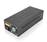 Estación de Carga de concentrador USB de 30 Puertos Bewinner Estación de Carga rápida de Alto Rendimiento Estación de Carga de concentrador USB para teléfonos móviles/tabletas (100-240V) (UE)