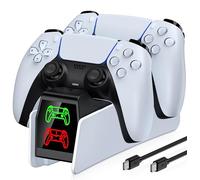 Estación de carga de controlador PS5 PS5, kits de accesorios, estación de carga para controlador PlayStation 5/Elite, estación de acoplamiento de repuesto para estación de carga DualSense con cable