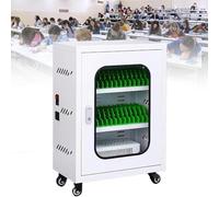 Estación de carga de teléfono con cerradura de 12/20/30/40/50/60 ranuras para teléfonos, gabinete de almacenamiento de teléfono celular, cargador de teléfono móvil (color: 40 ranuras)