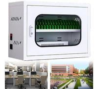 Estación de carga de teléfono móvil USB de 6 puertos con ruedas y cerradura segura para escuela, iglesia, aeropuerto, conveniente solución de almacenamiento y recarga de teléfono celular