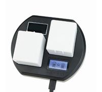 Estación de carga doble de baterías con pantalla LCD y USB para el sistema de cámaras de seguridad inalámbricas Arlo Pro/Arlo Pro2.