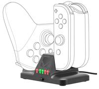 Speedlink Cargador Estación Carga Doporte Docking para Nintendo Switch Joy-Con