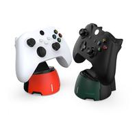 Estación de Carga el Mando para Xbox SeriesX/S, Soporte Cargador Inalámbrico el Mando para Xbox SeriesX/S con Baterías Recargables de 4800mWh Base de Carga Única