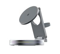 Estación de Carga, estación de Carga telefónica,Cargador magnético | Topeador de teléfono de diseño Giratorio de 360 Grados de rápida para Consola de Juegos para teléfonos celulares para Equip