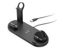Estación de carga inalámbrica 6 en 1 para dispositivos Apple. Base de carga universal de 15 W para iPhone, AirPods, Samsung e Iwa.