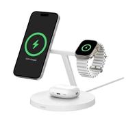 Belkin WIZ009VFWH cargador de dispositivo móvil Auriculares, Smartphone, Reloj inteligente Blanco USB Cargador inalámbrico Interior