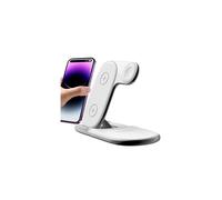 Estación de carga inalámbrica de viaje 3 en 1 de 15 W para iPhone 14-11/XR/XS/Max/Plus, AirPods, Apple Watch Series 8-2, Samsung Galaxy S10+
