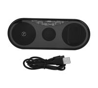 Estación de carga inalámbrica rápida súper compatible con adaptador QC24W, almohadilla de carga dual, cuerpo delgado y ligero y base