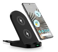 Estación de carga inductiva, 15 W Fast Wireless Charger Stand Cargador Inalámbrico