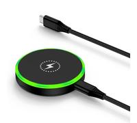 Estación de carga inductiva de 25 W, cargador rápido magnético Samsung Wireless Charger Pad para MagSafe Cargador para iPhone 17 Pro Max 16 15 14 13 12, Google Pixel 10 Pro XL 9 8 7, Samsung S26 Ultra