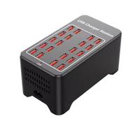 Estacion de Carga, La estación Multi del concentrador Cargador USB 300W 60 vira hacia el Lado de babor Carga rápido la Pared(100W 20 Port)