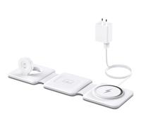 Estación de carga multidispositivo Apple 3 en 1, soporte magnético plegable inalámbrico para iPhone 15-12 Pro Max Plus