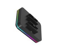 Estación de carga multimango para Gamepad NS2 simultáneamente con 4 controladores, tecnología de chip inteligente, accesorios para juegos con iluminación LED
