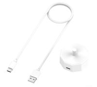 Estación de carga para Aquasonic Black Series Vibe Duo Pro cepillo de dientes eléctrico Base de repuesto con imán seguro, material ABS, acabado blanco, uso doméstico (blanco)
