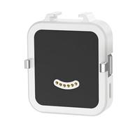 Estación de Carga para Base de Carga Insta360 GO Ultra con Zapata Fría y Soportes de Rosca de 1/4" para Trípode con Micrófono de Luz LED Base de Cargador Portátil (White Without Battery)