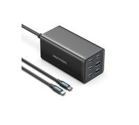 Estación de carga para MacBook Pro de 200 W, estación de carga USB C VENTION de 6 puertos, cargador de escritorio GaN compatible con MacBook Pro/Air M1 M2, iPhone 15 Pro Max/14, iPad Pro, Galaxy S23