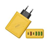 Estación de carga para múltiples dispositivos, cargador USB de 6 puertos - Adaptador de cargador de escritorio de 15 W,Cargador de escritorio de carga rápida Estación de cargador USB múltiple Bloque