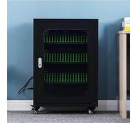 Estación de carga para teléfono celular, casillero recargable por USB con ruedas universales para escuelas y negocios, 40 ranuras para una carga cómoda