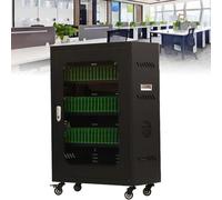 Estación de carga para teléfono móvil con 40 ranuras, gabinete de carga USB portátil para aula, oficina y gestión de dispositivos de eventos