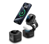 Estación de carga plegable Apple de 65 W GaN USB C PD QC Cargador rápido para múltiples dispositivos, cargador inalámbrico magnético 6 en 1 para iPhone 15 14 13 12 Pro Max Apple Watch iWatch AirPods