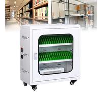 Estación de carga portátil de teléfono con 40 ranuras, casillero de carga USB para dispositivos móviles, armario de carga seguro de teléfono, ideal para oficinas, escuelas, eventos y espacios públicos