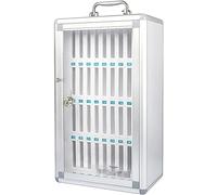 Estación de carga portátil para teléfono celular, 48 ranuras, casillero móvil con cerradura de llave y etiquetas escritas a mano, ideal para eventos, escuelas y oficinas, 12/24/36/60 opciones