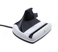 Estación de carga PowerA para PlayStation Portal™ Remote Player con Lumectra™, iluminación RGB, alimentación USB, cargador magnético, carga y exposición, base con peso, con licencia oficial