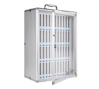 Estación de carga segura para teléfono móvil con cerradura para 48 dispositivos, ideal para aulas y oficinas, centro de almacenamiento seguro de dispositivos electrónicos, perfecto para escuelas y