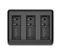 Estación de carga universal de 3 ranuras, protección de circuito inteligente para baterías Action 5Pro/4/3, pantalla LED de progreso, carga de batería triple