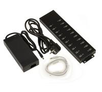 Estación De Carga USB 20 Puertos Con Alimentación 96W - HUB USB 2.0