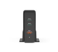 Estación de carga USB-C univ., GaN, 3 puertos, entrega de energía (PD), 5-28V...