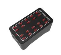 Estación de carga USB Cargador USB De 50/100/150W, Estación De Carga Rápida Universal For Escritorio, HUB De 10/15/20/25/30 Puertos, Adaptador De Corriente For Teléfono Móvil(Color:20-Port USB(100W))
