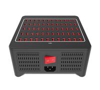 Estación de carga USB de 60 puertos, hub de carga rápida de 300 W con reconocimiento de dispositivo inteligente, solución de carga multidispositivo