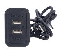 Estación de Carga USB Doble, 5V, sofá, concentrador de alimentación USB Empotrado, Placa de cableado, Toma de Corriente para el hogar