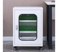 Estación de carga USB multidispositivo y carrito de almacenamiento con 60 ranuras para oficina/aula, recarga rápida y alimenta múltiples dispositivos de manera eficiente