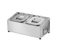 Estación de condimentos para pizza, dispensador de condimentos de acero inoxidable, organizador de especias de encimera con diseño de asa para condimentos, salsas, ensaladas, mermeladas e ingredient