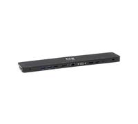 Eaton Estación de Acoplamiento USB-C con Pantalla Triple, 4K HDMI 30 Hz, DisplayPort, VGA, USB-A 3.2 Gen 1, puerto Gigabit Ethernet, carga PD de 100 W, carcasa negra (U442-DOCK7D-B)