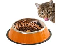 Estación de Cuenco para Animales, receptáculo de líquidos a Prueba de óxido, Agarre Inferior de Goma, diseño fácil de Limpiar, Plato, Suministros para Cachorros, Ideal para Perros pequeños y Grandes