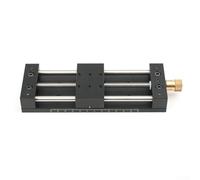 Estación de desplazamiento lineal de la traducción del eje X de la tabla deslizante de la etapa de la aleación de aluminio, viaje de 75mm/120m m, carga de 10kg para la prueba óptica y la maquinaria (0