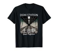 Estación de Doai Japón Tren Ferrocarril Japonés Prefectura de Gunma Camiseta